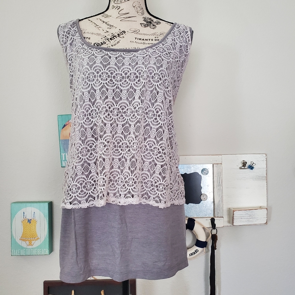 Torrid Lace Double Layered Tank SZ4
